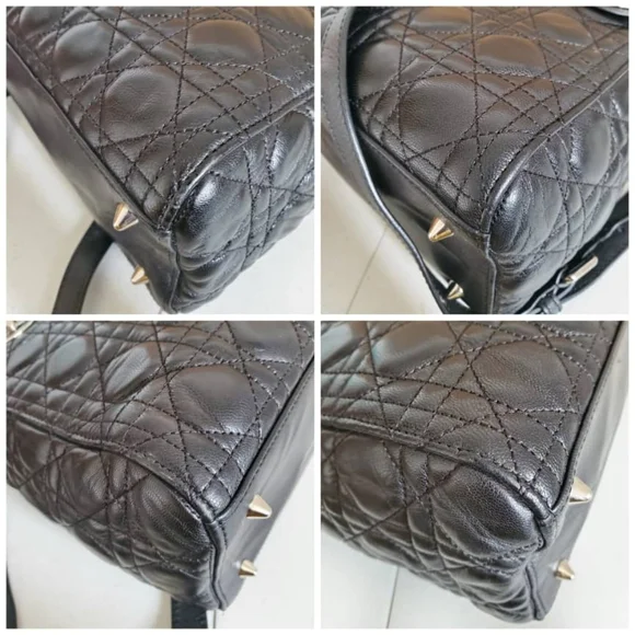 CHRISTIAN DIOR Cannage Lady Dior Bag - Picture 8 of 12